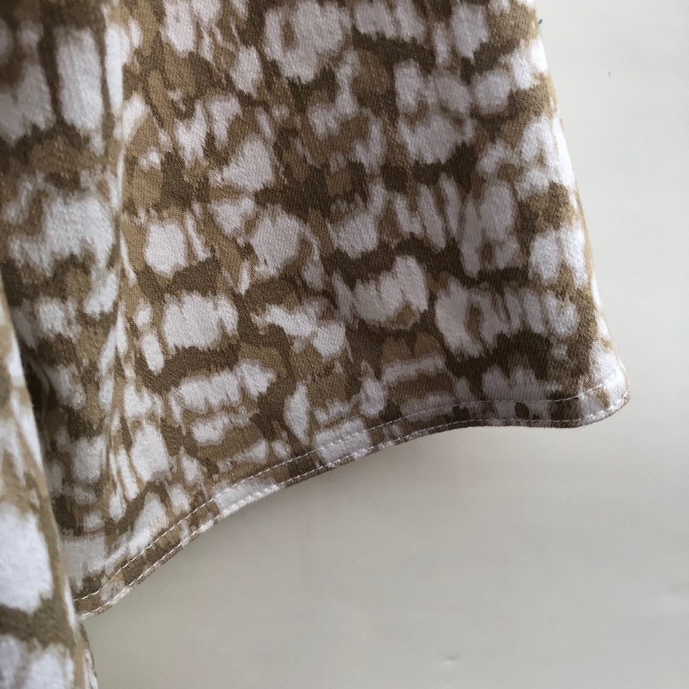 Ruby Rd. Snakeskin Jeweled Collarless Button Down… - image 6